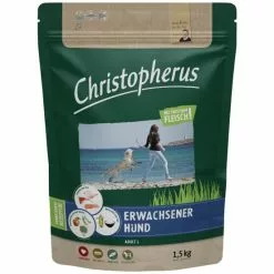 CHRISTOPHERUS Hundetrockenfutter, 4 Stück, Je 1,5 Kg