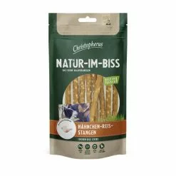 CHRISTOPHERUS Hundesnack »Natur-Im-Biss«, Hähnchen-Reis-Stangen, 70g
