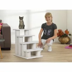 ARMARKAT Tiertreppe, BxH: 64 X 64 Cm, Elfenbeinfarben -Günstiges Tierbedarf Geschäft unnamed file 15872