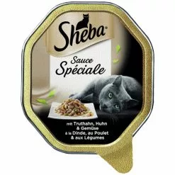 SHEBA Katzen Nassfutter »Sauce Spéciale«, 22 Schalen à 85 G