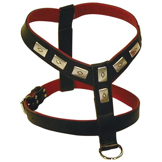 Hunde-Geschirr »Modern Art«, Größe: 80-90 Cm, Rindsleder, Schwarz 3 Hunde-Geschirr »Modern Art«, Größe: 80-90 Cm, Rindsleder, Schwarz