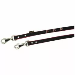 Hundeleine »Modern Art«, Größe: 200 Cm, Rindsleder, Schwarz -Günstiges Tierbedarf Geschäft unnamed file 15914