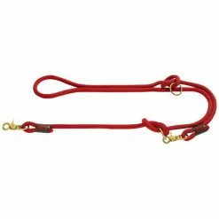 HUNTER Hundeleine, Oss, 1,0/200 Cm, Baumwoll Mischgewebe, Rot