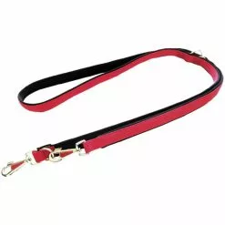 Hundeleine, Größe: Verstellbar, Rot