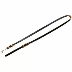 Hundeleine »Modern Art«, Größe: 200 Cm, Leder, Natur/braun