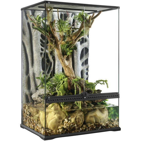 EXO TERRA Glasterrarium, 60 X 45 X 90 Cm, Inklusive Rückwand 4 EXO TERRA Glasterrarium, 60 X 45 X 90 Cm, Inklusive Rückwand – Bild 2