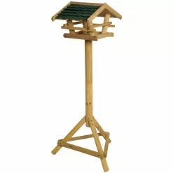 DOBAR Vogelhaus, Für Wildvögel, Kiefernholz/Bitumen, Natur -Günstiges Tierbedarf Geschäft unnamed file 16070