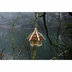 DOBAR Futterhaus, Für Wildvögel, Kiefernholz, Natur/braun -Günstiges Tierbedarf Geschäft unnamed file 16074