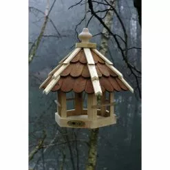 DOBAR Futterhaus, Für Wildvögel, Kiefernholz, Natur/braun -Günstiges Tierbedarf Geschäft unnamed file 16075