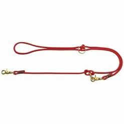 HUNTER Hundeleine, Oss, 0,8/200 Cm, Baumwoll Mischgewebe, Rot