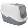 Katzentoilette, Für Katzen, Kunststoff, Grauweiß