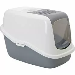 Katzentoilette, Für Katzen, Kunststoff, Grauweiß