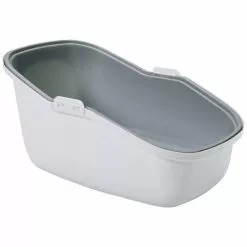 Katzentoilette, Für Katzen, Kunststoff, Grauweiß -Günstiges Tierbedarf Geschäft unnamed file 16101