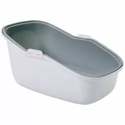 Katzentoilette, Für Katzen, Kunststoff, Grauweiß -Günstiges Tierbedarf Geschäft unnamed file 16105