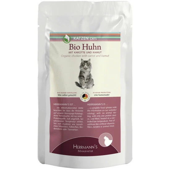 HERMANNS MANUFAKTUR Katzen Nassfutter, 20 Beutel à 100 G 3 HERMANNS MANUFAKTUR Katzen Nassfutter, 20 Beutel à 100 G