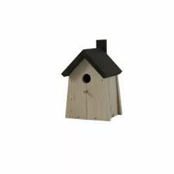 SIENA GARDEN Nistkasten »Nesting Box Nature Line«, Kiefernholz, Grün, Spitzdach