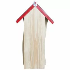 SIENA GARDEN Vogelhaus »Nesting Box Nature Line«, Kiefernholz, Natur/rot -Günstiges Tierbedarf Geschäft unnamed file 16203