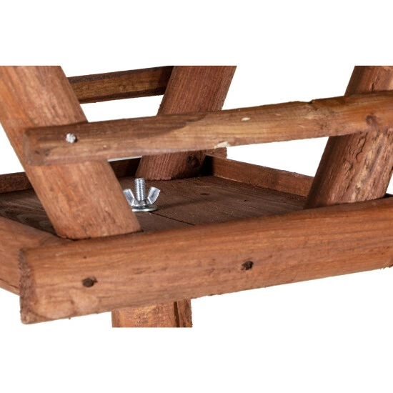 SIENA GARDEN Vogelhaus, Fichtenholz, Braun 6 SIENA GARDEN Vogelhaus, Fichtenholz, Braun – Bild 4