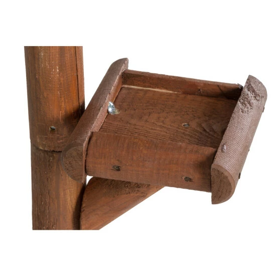 SIENA GARDEN Vogelhaus, Fichtenholz, Braun 7 SIENA GARDEN Vogelhaus, Fichtenholz, Braun – Bild 5