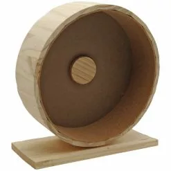 HUGRO Spielzeug, Nagertrainer Laufrad, Natur, XL, Für Nager