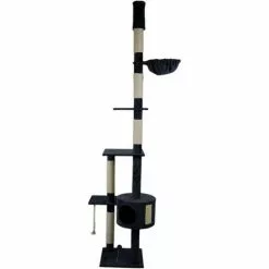 SILVIO DESIGN Kratzbaum »Lucy«, Für Katzen, Holzwerkstoff, Grau