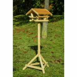 DOBAR Vogelfutterhaus, Holz, Braun, Für Wildvögel 13 DOBAR Vogelfutterhaus, Holz, Braun, Für Wildvögel -Günstiges Tierbedarf Geschäft unnamed file 16294