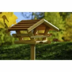 DOBAR Vogelfutterhaus, Holz, Braun, Für Wildvögel 15 DOBAR Vogelfutterhaus, Holz, Braun, Für Wildvögel -Günstiges Tierbedarf Geschäft unnamed file 16296