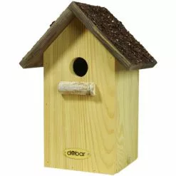 DOBAR Nistkasten, BxHxT: 19,5 X 27 X 14,5 Cm, Holz, Flachdach