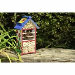 DOBAR Insektenhotel-Bausatz, Natur, Holz, Inkl. Füllung -Günstiges Tierbedarf Geschäft unnamed file 16315