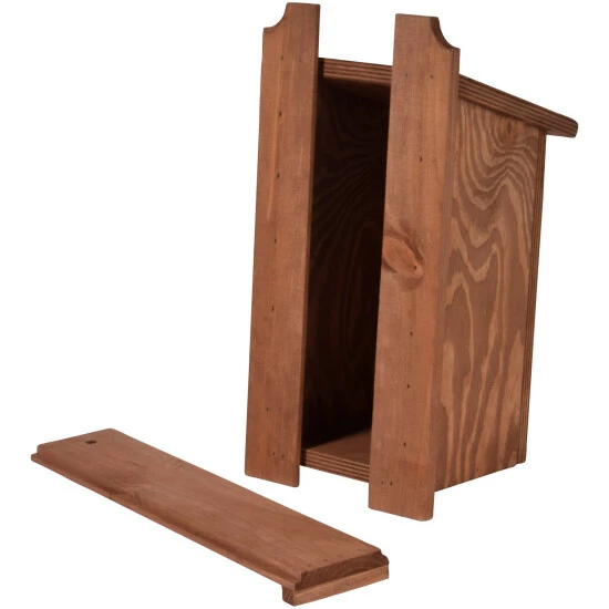 DOBAR Nistkasten, BxHxL: 16 X 32 X 16 Cm, Holz, Braun 5 DOBAR Nistkasten, BxHxL: 16 X 32 X 16 Cm, Holz, Braun – Bild 3