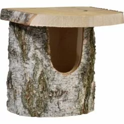 DOBAR Halbhöhlen-Nistkasten, BxHxL: 23 X 25 X 16 Cm, Holz, Weiß