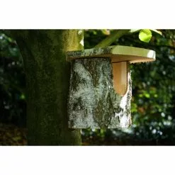 DOBAR Halbhöhlen-Nistkasten, BxHxL: 23 X 25 X 16 Cm, Holz, Weiß -Günstiges Tierbedarf Geschäft unnamed file 16333