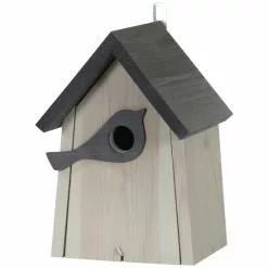PATKAR Nistkasten Kiefernholz Hellgrau