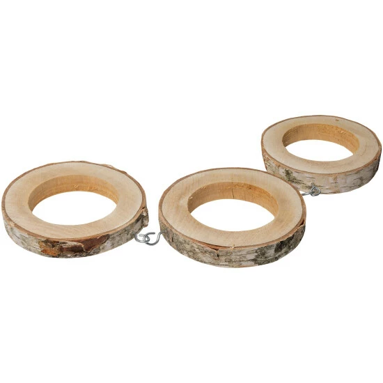 HUGRO Schaukel, 3 Birkenringe 3 HUGRO Schaukel, 3 Birkenringe