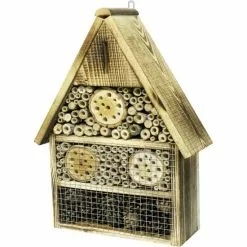 PATKAR Insektenhotel Kiefernholz Geflammt