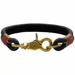 HUNTER Halsband, Oss, S-M, Nylon, Schwarz