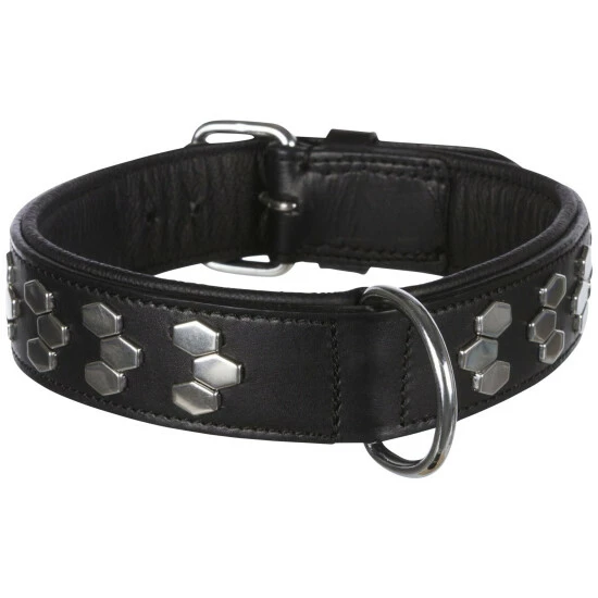 TRIXIE Halsband, Active, L-XL: 55-65 Cm/40 Mm, Leder, Schwarz 3 TRIXIE Halsband, Active, L-XL: 55-65 Cm/40 Mm, Leder, Schwarz
