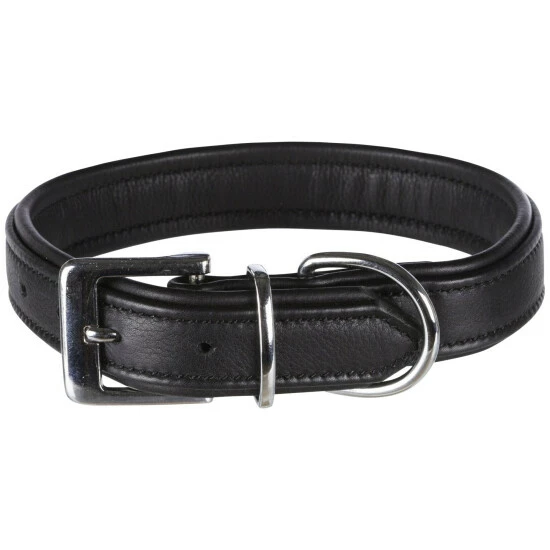 TRIXIE Halsband, Active Comfort, M: 39–46 Cm/30 Mm, Leder, Schwarz 3 TRIXIE Halsband, Active Comfort, M: 39–46 Cm/30 Mm, Leder, Schwarz