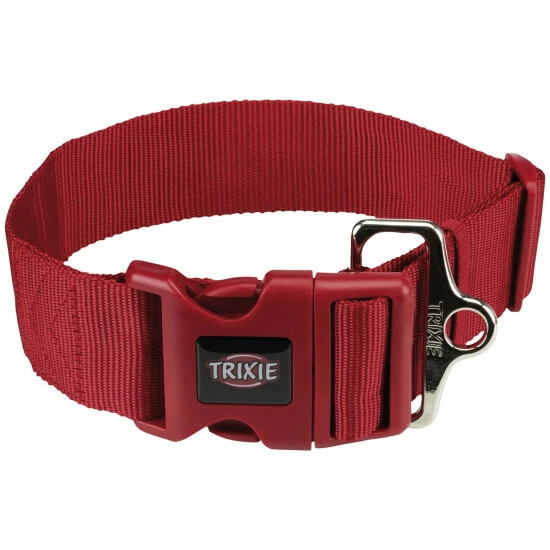 TRIXIE Halsband, Premium, M–L: 40–60 Cm/50 Mm, Gurtband, Rot 3 TRIXIE Halsband, Premium, M–L: 40–60 Cm/50 Mm, Gurtband, Rot
