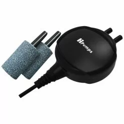 HPUMPS Aquarienpumpe »Nano Piezo Zweikanal Aquarienluftpumpe«, 1,5 W, Schwarz