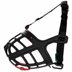 HUNTER Maulkorb »Albury«, Für Hunde, Elastomer/Polyester/Zink, Schwarz