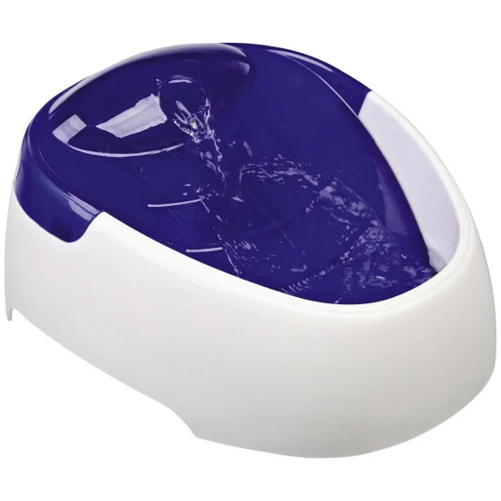 TRIXIE Trinkbrunnen, Kunststoff, Weiß | Blau 3 TRIXIE Trinkbrunnen, Kunststoff, Weiß | Blau