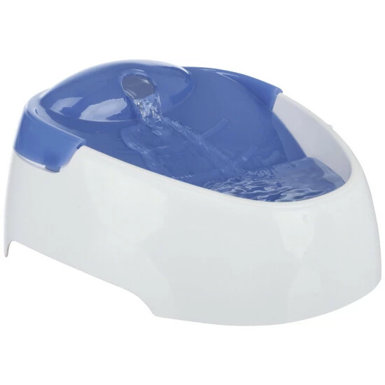 TRIXIE Trinkbrunnen, Kunststoff, Weiß | Blau 5 TRIXIE Trinkbrunnen, Kunststoff, Weiß | Blau – Bild 3