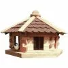 PROMADINO Knusperhäuschen, BxH: 59 X 38 Cm, Honigbraun