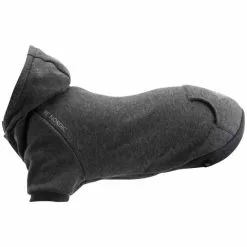 TRIXIE Hundemantel, Für Hunde, Grau, Mit Klettverschluss Und Kapuze