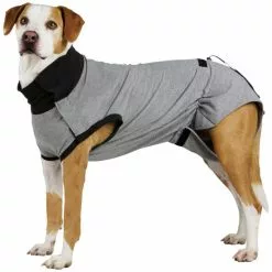 TRIXIE OP- Body, Für Hunde, Grau/schwarz