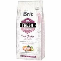 BRIT Hundetrockenfutter »Fresh Dog«, Healthy Growth, Huhn / Kartoffel, Puppy & Junior