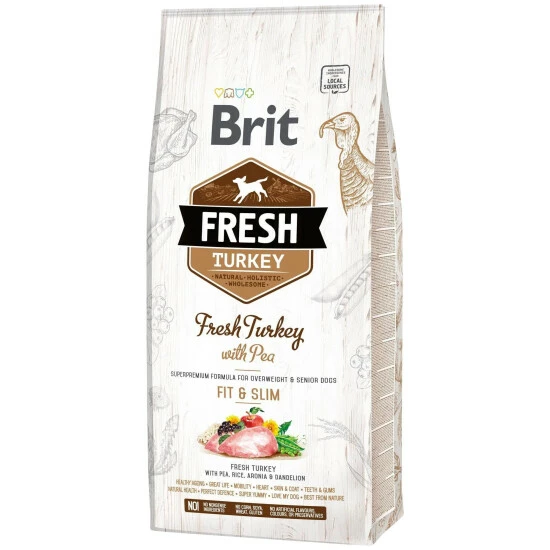 BRIT Hundetrockenfutter »Fresh Dog«, Fit & Slim, Truthan / Erbsen, Senior 3 BRIT Hundetrockenfutter »Fresh Dog«, Fit & Slim, Truthan / Erbsen, Senior