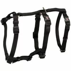 Hunde-Geschirr, S–M, Nylon, Schwarz