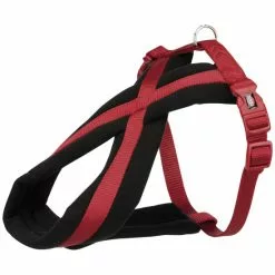 TRIXIE Hunde-Geschirr »Premium«, 25mm, Nylon/fleece, Rot/schwarz